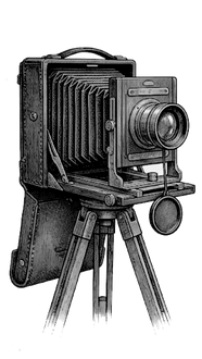 Fotografische camera, gravure